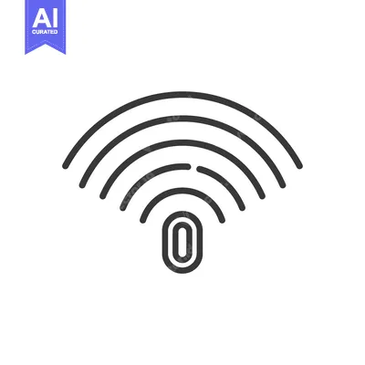 Popular premium asset: Fingerprint Scan with Wifi Signal Icon