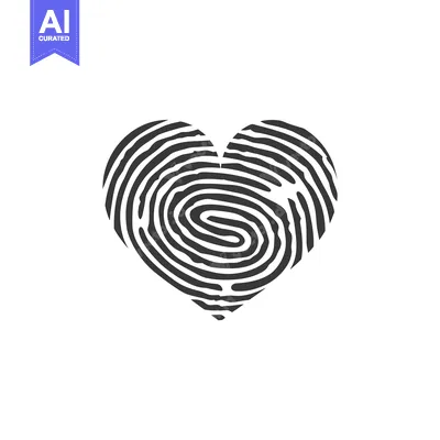 Popular premium asset: Fingerprint Shaped as a Heart