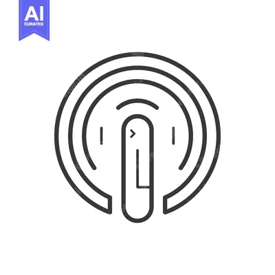 Fingerprint with concentric circles and lines