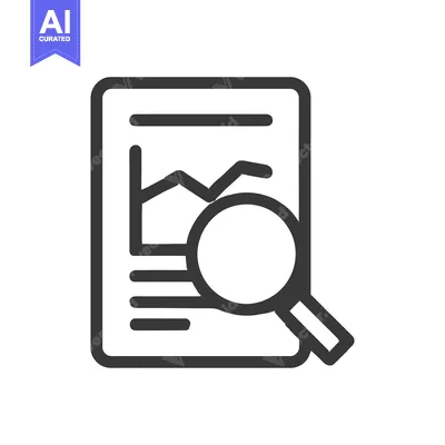 Popular premium asset: Data Analysis: Magnifying Glass on Financial Chart Report Icon