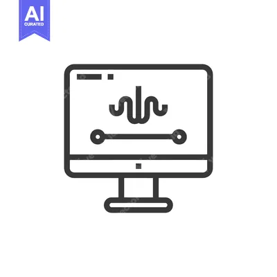 Popular premium asset: Monitor Displaying Heartbeat Signal, Medical Technology Icon, Minimali