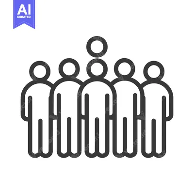 Popular premium asset: Five Simple Stick Figure People with One Standing Tall