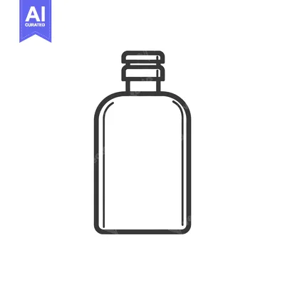Aset premium populer: An illustrated line drawing shows a small rectangular bottle