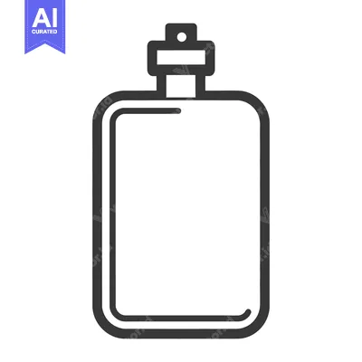 Popular premium asset: A simple illustration depicting a bottle with a spray nozzle
