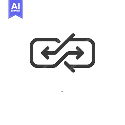 Aset desain premium: Intertwined Arrows: A Symbol of Exchange and Transformation in Minimal