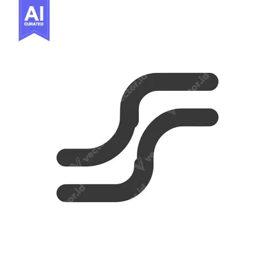 Aset premium populer: Abstract Gray Parallel Curves on White Background, Minimalist Design