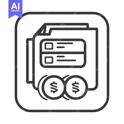 Aset premium populer: Folder Icon with Two Dollar Coins