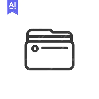 Aset premium populer: Minimalist Folder Icon: Clean Design for File Management and Organizat