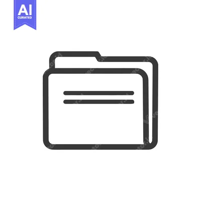 Aset premium populer: Simple Dark Gray Folder Icon with Rounded Corners on White Background