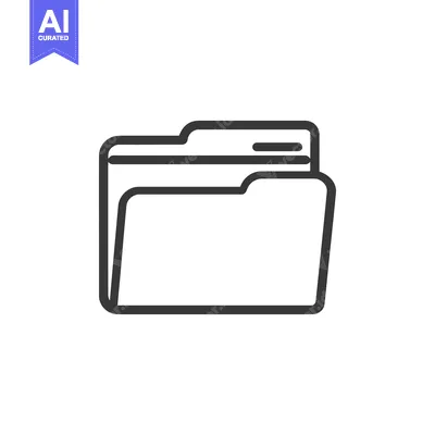 Popular premium asset: Minimalist Folder Icon: Clean Line Art for Digital Organization