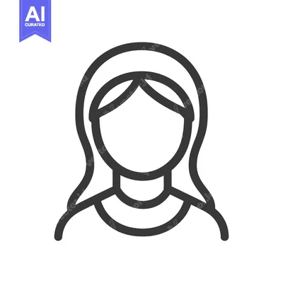 Popular premium asset: A simple line drawing showing the front of a person