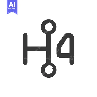 Aset desain premium: H4 Gear Shift Pattern Icon, Manual Transmission Symbol, Automotive Des