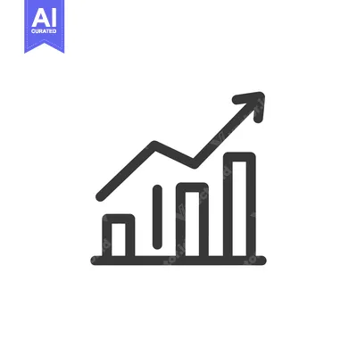 Aset premium populer: Ascending Bar Graph with Arrow: Growth and Progress Icon