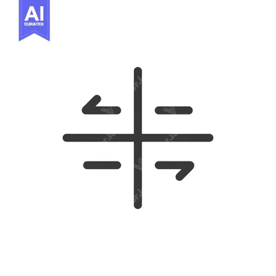 Aset premium populer: Minimalist Exchange Symbol: Arrows Around a Central Cross