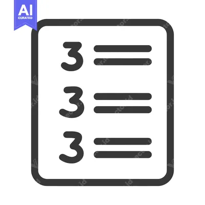 Aset premium populer: Three Items List Icon: Dark Gray Rounded Square with Equal Sign