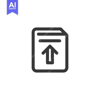 Popular premium asset: Upload Document Icon: Bold Outline with Arrow Symbol