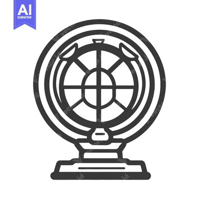 Aset premium populer: A stylized graphic of a circular emblem or symbol is shown