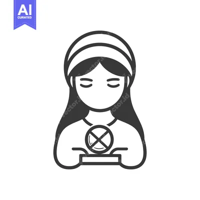 Aset premium populer: Vector illustration depicts a female figure with symbolic iconography