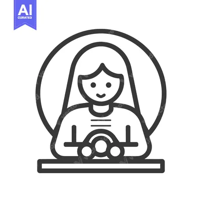 Aset premium populer: A stylized illustration depicting a female figure with an aura