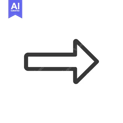 Aset premium populer: Bold Gray Arrow Icon Pointing Right on White Background