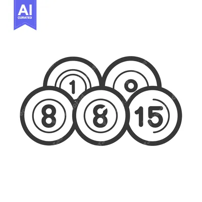 Premium design asset: Four Black and White Circles with Numbers