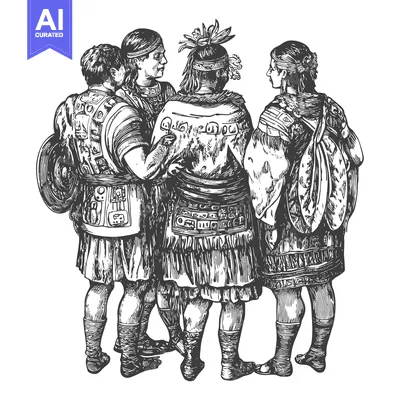 Popular premium asset: Four Indigenous People in Traditional Clothing