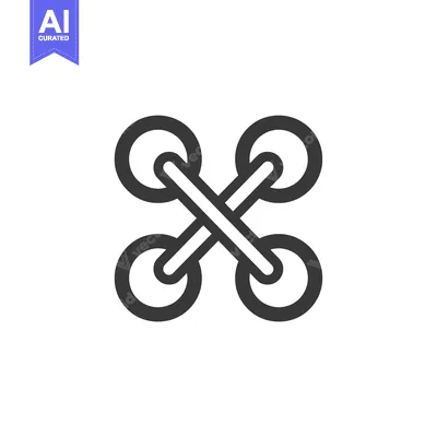 Popular premium asset: Four Interconnected Circles with Lines Crossing Through Them