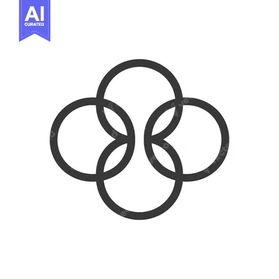 Aset premium populer: Four Interlocking Circles in a Cross Pattern
