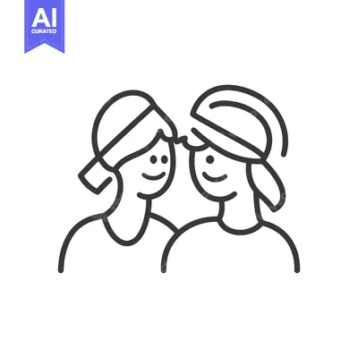 Popular premium asset: Two people smiling and looking at each other closely