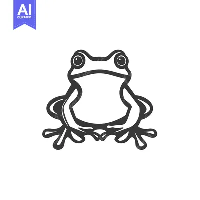 Aset premium populer: A stylized illustration depicts a small frog with large eyes and small