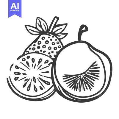 Aset premium populer: Freshly sliced fruit artfully arranged for a healthy selection
