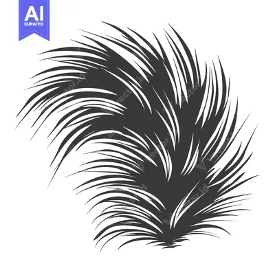 Aset premium populer: An abstract stylized depiction of shaded grass or foliage