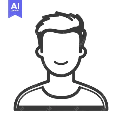 Popular premium asset: A smiling faceless illustration depicting the upper body of a person