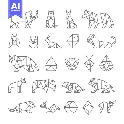 Popular premium asset: Geometric Animal Illustrations with Polygonal Shapes