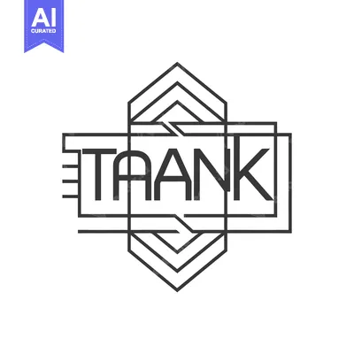 Aset desain premium: Geometric Art Deco "Thank You" Design