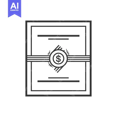 Aset premium populer: Geometric Border with Dollar Sign and Lines