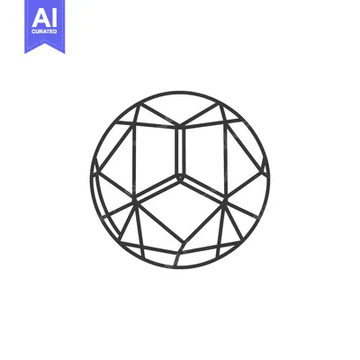 Popular premium asset: Geometric Circular Design with Interconnected Lines