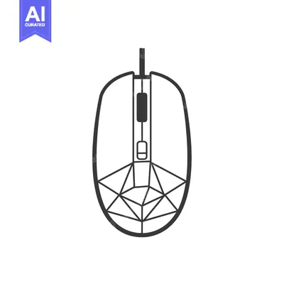 Aset premium populer: Geometric Design of a Computer Mouse