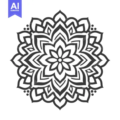 Popular premium asset: Geometric Mandala with Flower Pattern