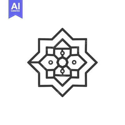 Popular premium asset: Geometric Star Shape with Central Octagon and Circular Elements