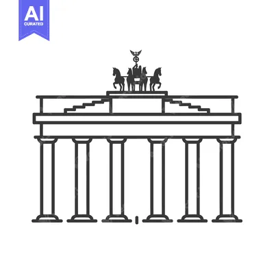 Premium design asset: A Detailed Illustration of a Monumental Stone Architecture Structure