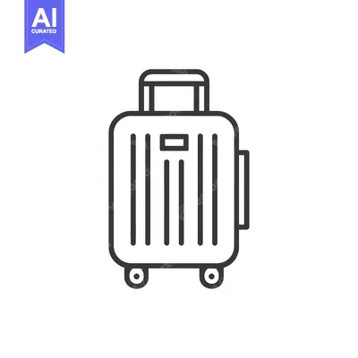 Popular premium asset: Minimalist Suitcase Icon: Travel, Luggage, and Adventure Symbol
