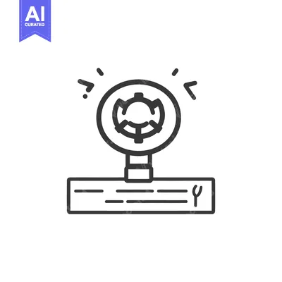 Aset premium populer: The Icon Depicts a Search Mechanism with a Gear Icon Above