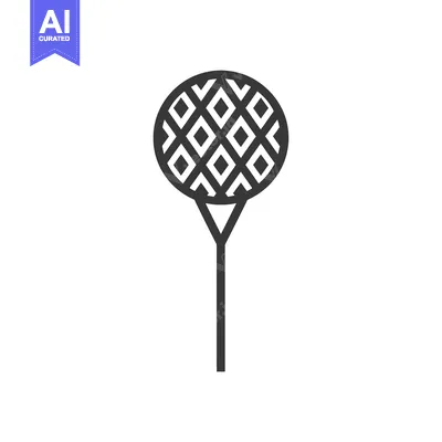 Aset premium populer: Golf Ball on a Tee with a Geometric Pattern
