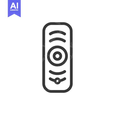 Popular premium asset: Sleek Remote Control Icon with Rounded Edges and Minimalist Design