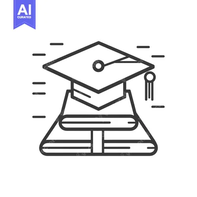 Aset premium populer: Graduation Cap Atop Stack of Books