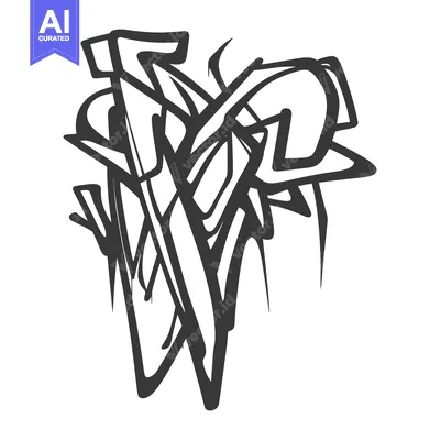 Popular premium asset: An abstract black and white illustration depicting overlapping line ar