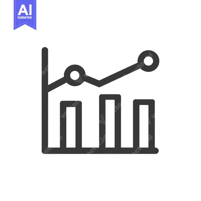 Premium design asset: Ascending Bar Graph with Line Chart, Business Growth Icon