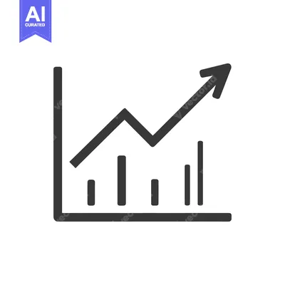 Aset premium populer: Ascending Bar Graph Icon with Arrow, Business Growth Symbol