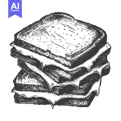 Popular premium asset: Delicious Grilled Cheese Sandwich Illustration